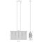 Z-Lite Contour 5 Light Chandelier, White & Gloss White 801-5L-WH - alternate 8